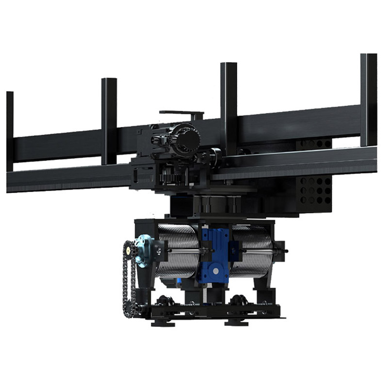 aerial dancing system with servo motor