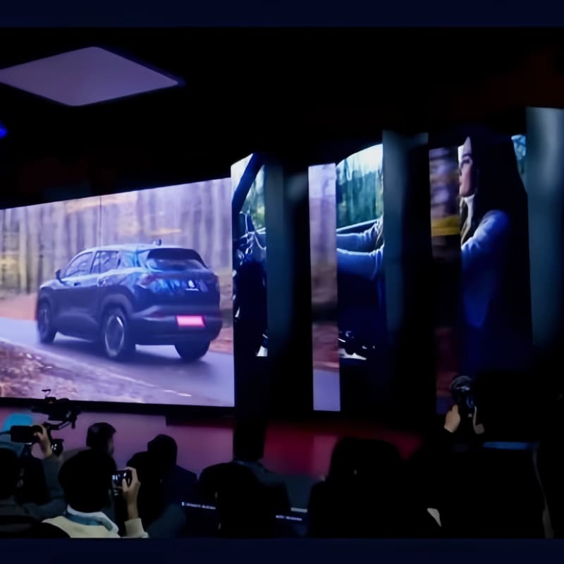 Sliding & Rotating Project--Maruti Suzuki New Car Launch