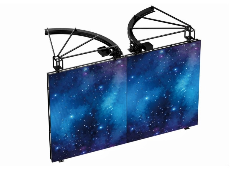 Motorized Pivoting LED Wall